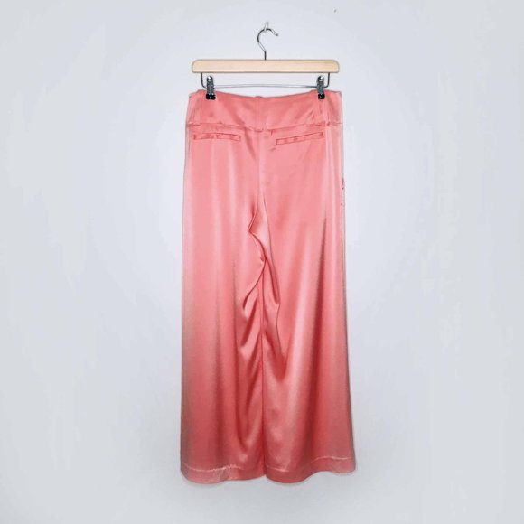 ⚡️SOLD⚡️ Alice + Olivia satin high rise wide leg trouser - Picture 3 of 8